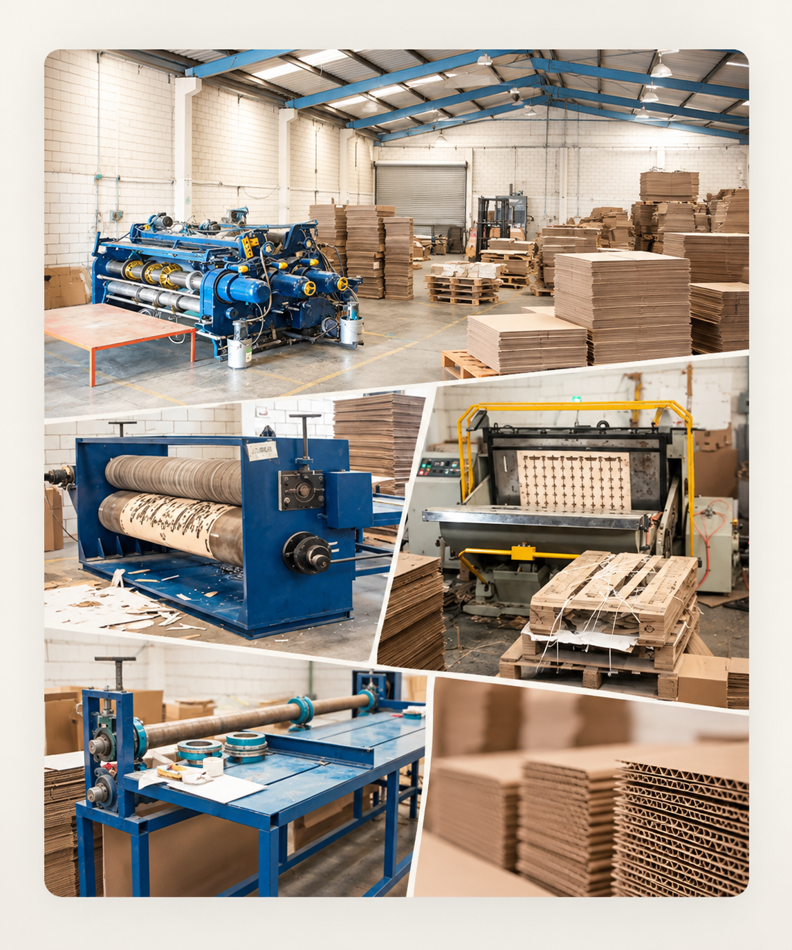 Instalaciones y proceso de fabricación de Cajas Empaques Seguros